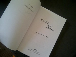 My Book Proof for Being Lara!